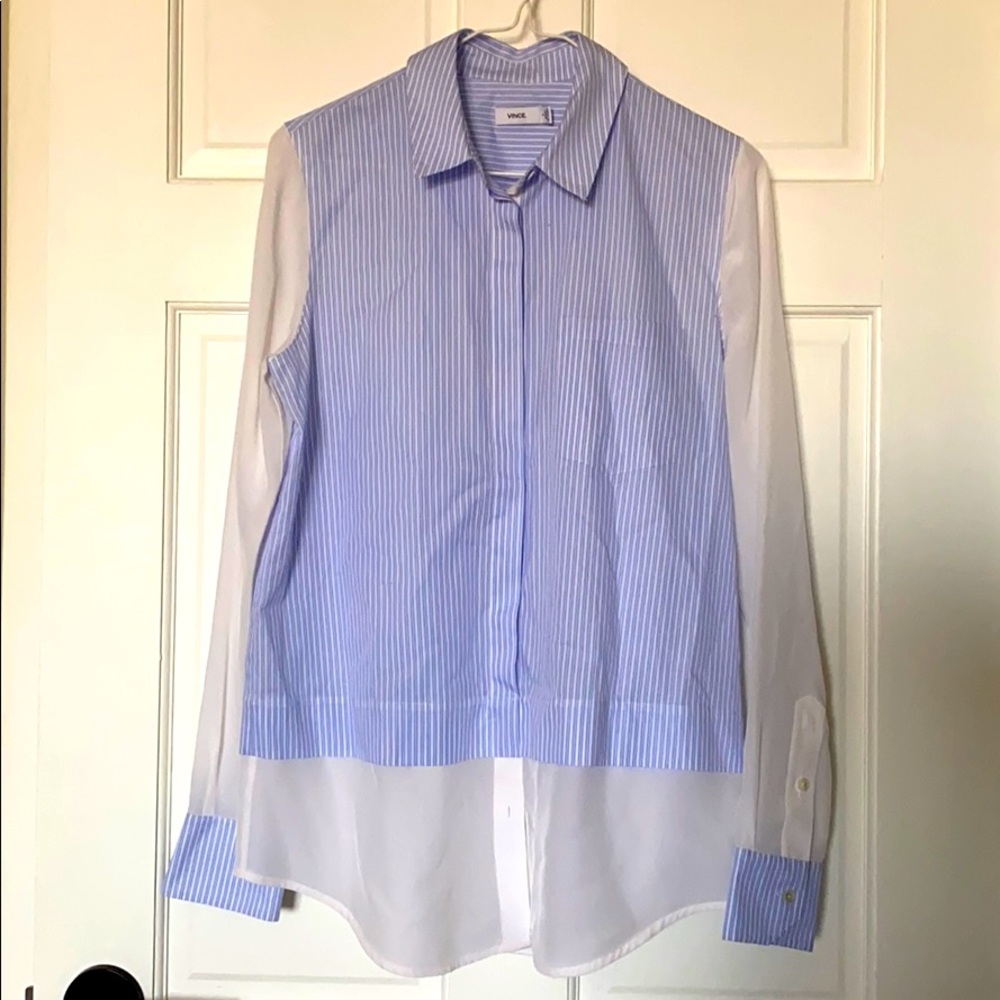 Vince Silk + Cotton shirt Sz. 6